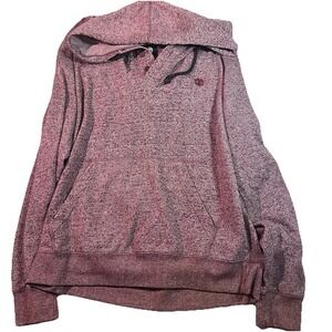 ELEMENT Highland Henley Pullover Hoodie Maroon Heather Men's Large Excellent‎
